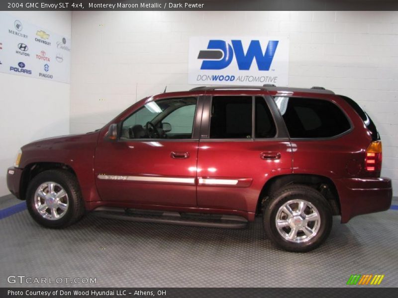 Monterey Maroon Metallic / Dark Pewter 2004 GMC Envoy SLT 4x4