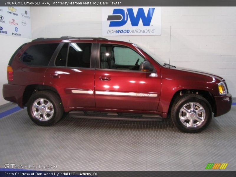 Monterey Maroon Metallic / Dark Pewter 2004 GMC Envoy SLT 4x4