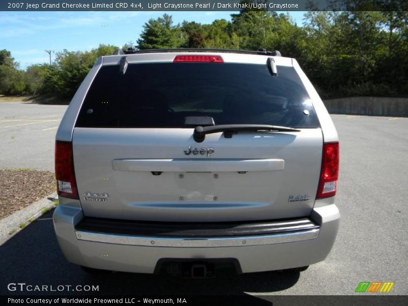 Light Graystone Pearl / Dark Khaki/Light Graystone 2007 Jeep Grand Cherokee Limited CRD 4x4
