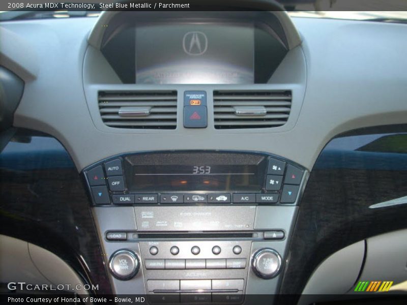 Steel Blue Metallic / Parchment 2008 Acura MDX Technology