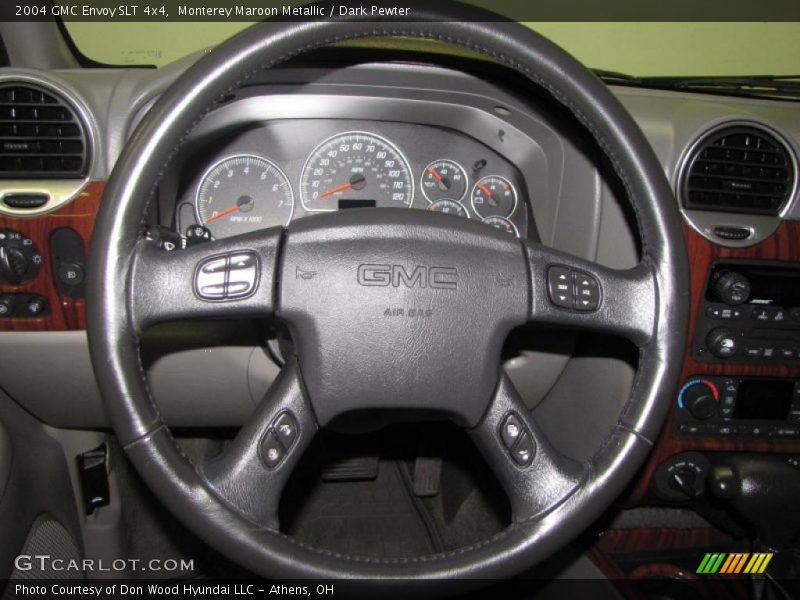 Monterey Maroon Metallic / Dark Pewter 2004 GMC Envoy SLT 4x4