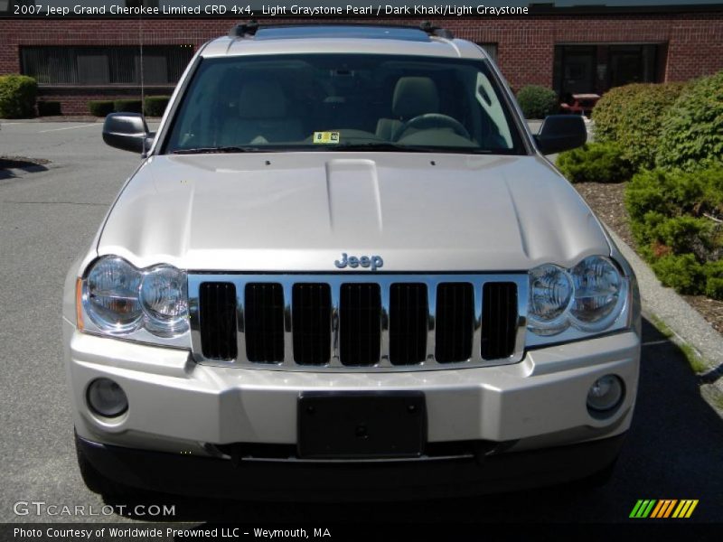 Light Graystone Pearl / Dark Khaki/Light Graystone 2007 Jeep Grand Cherokee Limited CRD 4x4