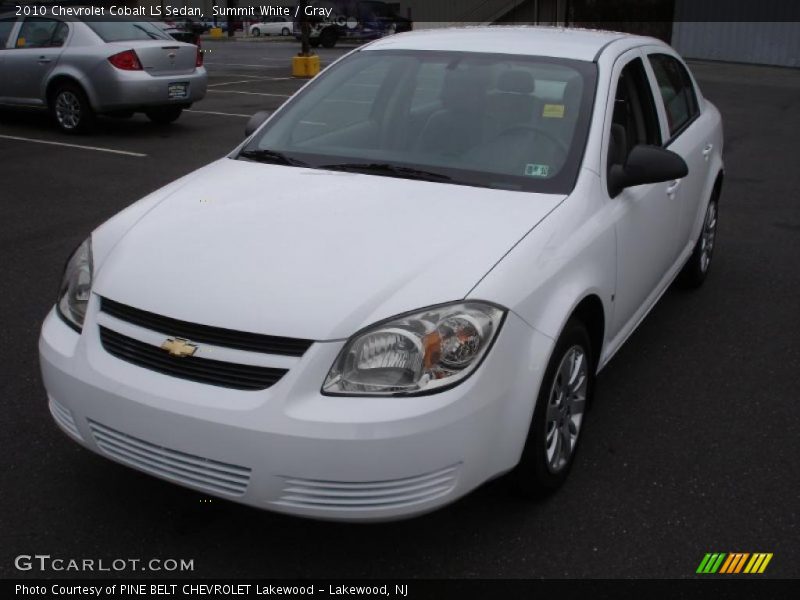 Summit White / Gray 2010 Chevrolet Cobalt LS Sedan