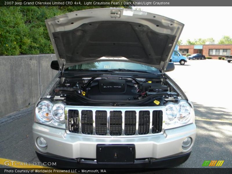 Light Graystone Pearl / Dark Khaki/Light Graystone 2007 Jeep Grand Cherokee Limited CRD 4x4
