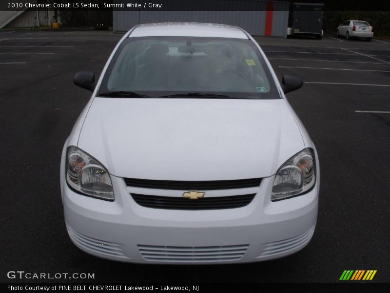 Summit White / Gray 2010 Chevrolet Cobalt LS Sedan