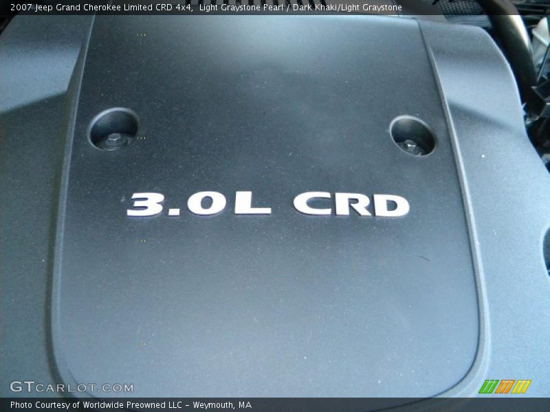  2007 Grand Cherokee Limited CRD 4x4 Engine - 3.0 Liter DOHC 24-Valve Turbo-Diesel V6