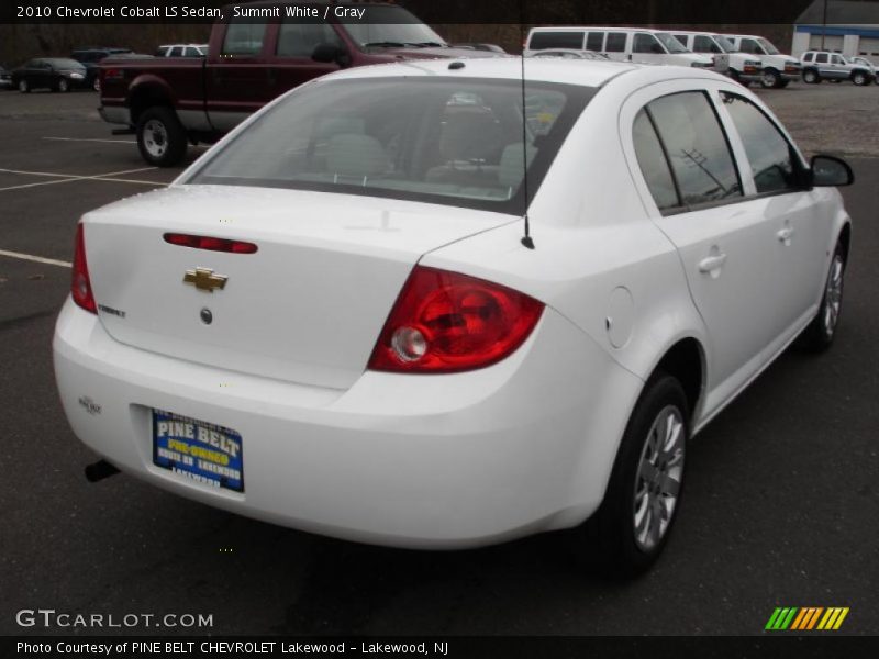 Summit White / Gray 2010 Chevrolet Cobalt LS Sedan