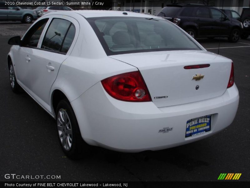 Summit White / Gray 2010 Chevrolet Cobalt LS Sedan
