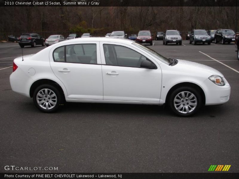 Summit White / Gray 2010 Chevrolet Cobalt LS Sedan