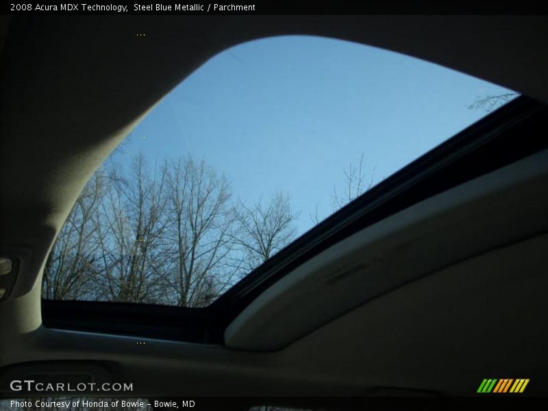 Steel Blue Metallic / Parchment 2008 Acura MDX Technology