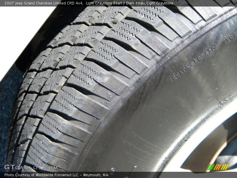 Light Graystone Pearl / Dark Khaki/Light Graystone 2007 Jeep Grand Cherokee Limited CRD 4x4