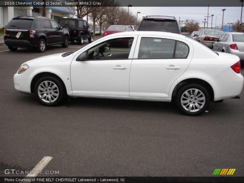 Summit White / Gray 2010 Chevrolet Cobalt LS Sedan