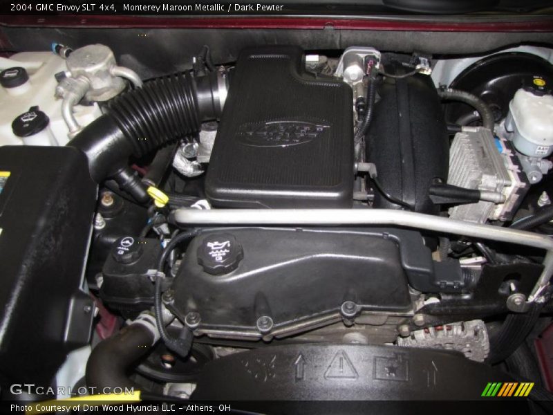Monterey Maroon Metallic / Dark Pewter 2004 GMC Envoy SLT 4x4