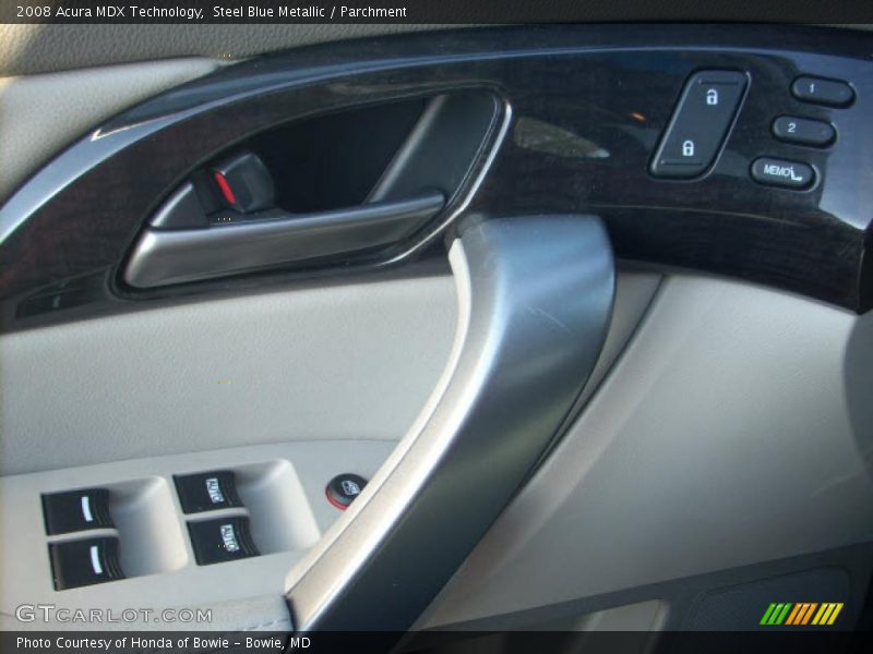 Steel Blue Metallic / Parchment 2008 Acura MDX Technology