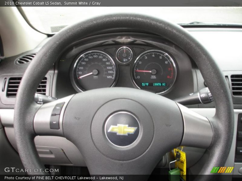 Summit White / Gray 2010 Chevrolet Cobalt LS Sedan