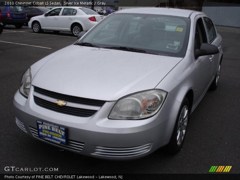 Silver Ice Metallic / Gray 2010 Chevrolet Cobalt LS Sedan