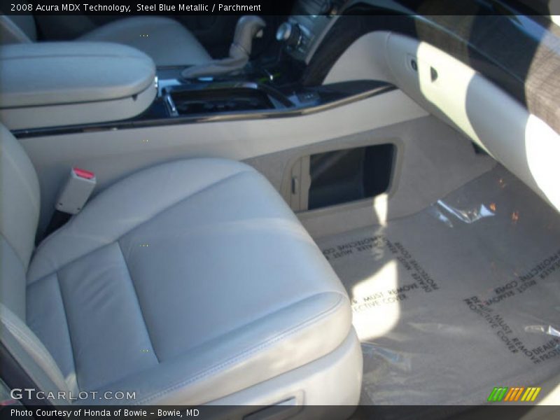 Steel Blue Metallic / Parchment 2008 Acura MDX Technology