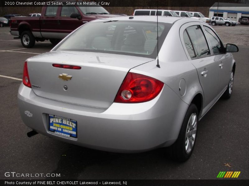 Silver Ice Metallic / Gray 2010 Chevrolet Cobalt LS Sedan