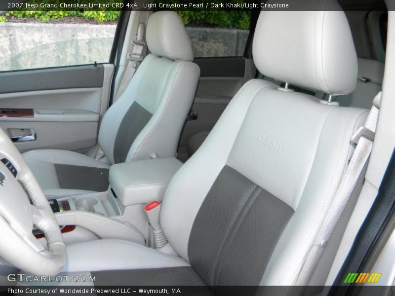  2007 Grand Cherokee Limited CRD 4x4 Dark Khaki/Light Graystone Interior