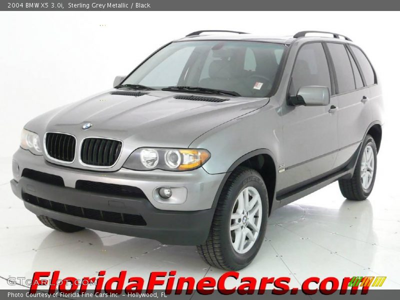 Sterling Grey Metallic / Black 2004 BMW X5 3.0i