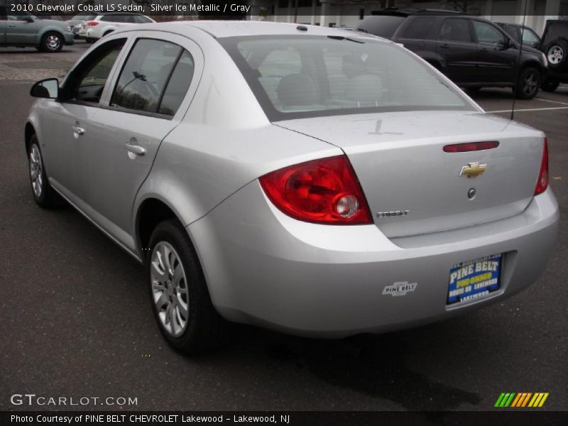Silver Ice Metallic / Gray 2010 Chevrolet Cobalt LS Sedan