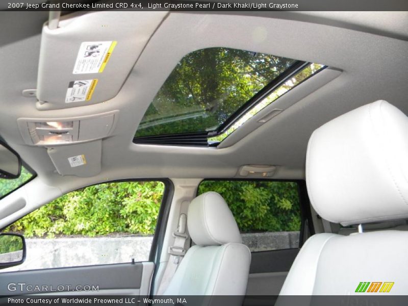Sunroof of 2007 Grand Cherokee Limited CRD 4x4