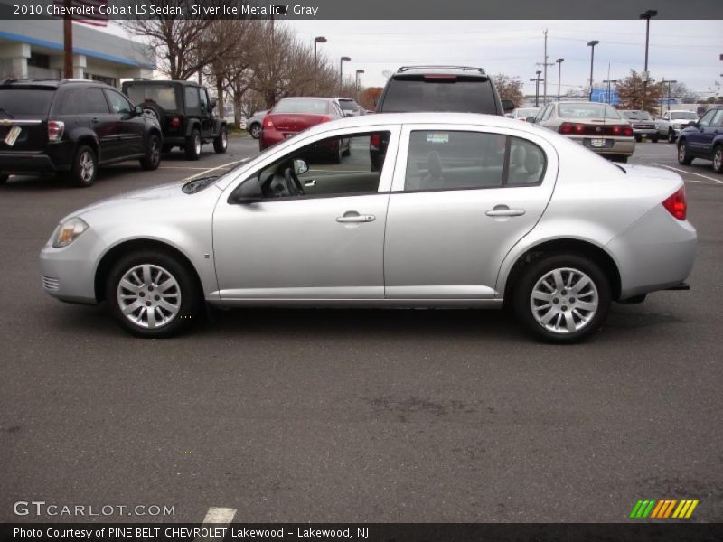 Silver Ice Metallic / Gray 2010 Chevrolet Cobalt LS Sedan