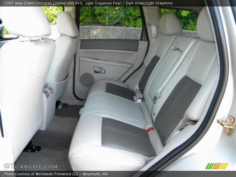  2007 Grand Cherokee Limited CRD 4x4 Dark Khaki/Light Graystone Interior