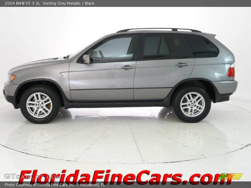 Sterling Grey Metallic / Black 2004 BMW X5 3.0i