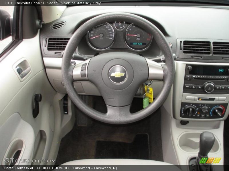 Silver Ice Metallic / Gray 2010 Chevrolet Cobalt LS Sedan