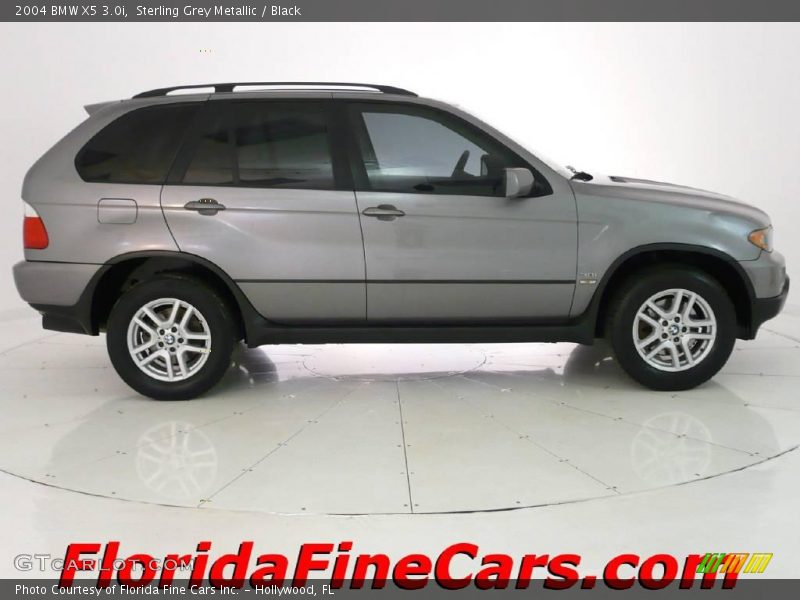 Sterling Grey Metallic / Black 2004 BMW X5 3.0i