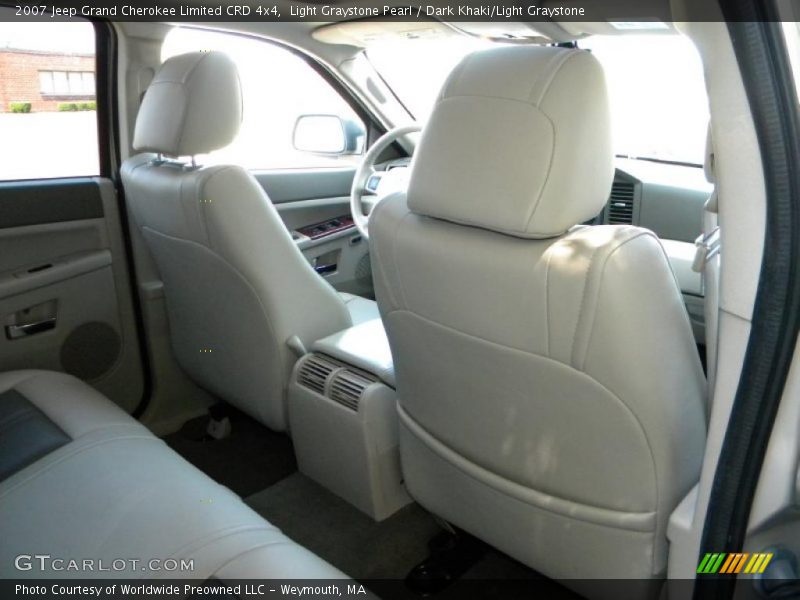 Light Graystone Pearl / Dark Khaki/Light Graystone 2007 Jeep Grand Cherokee Limited CRD 4x4