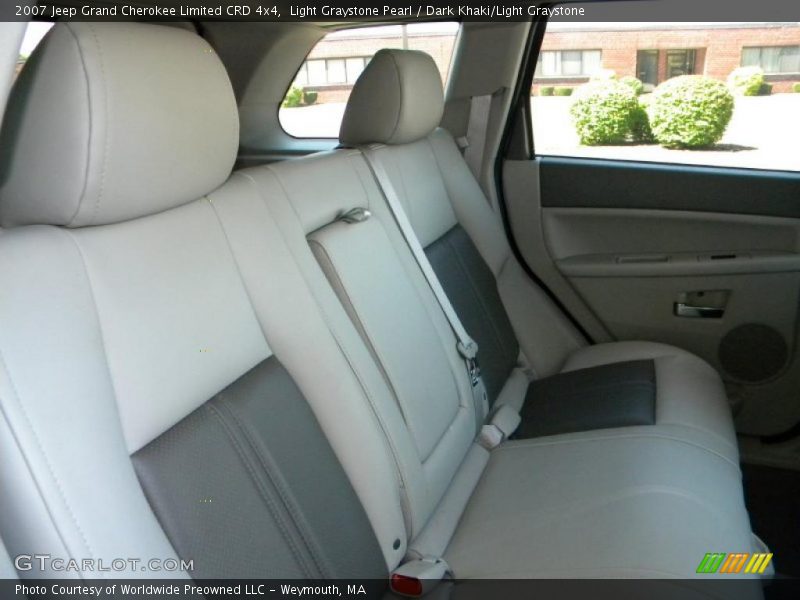 Light Graystone Pearl / Dark Khaki/Light Graystone 2007 Jeep Grand Cherokee Limited CRD 4x4