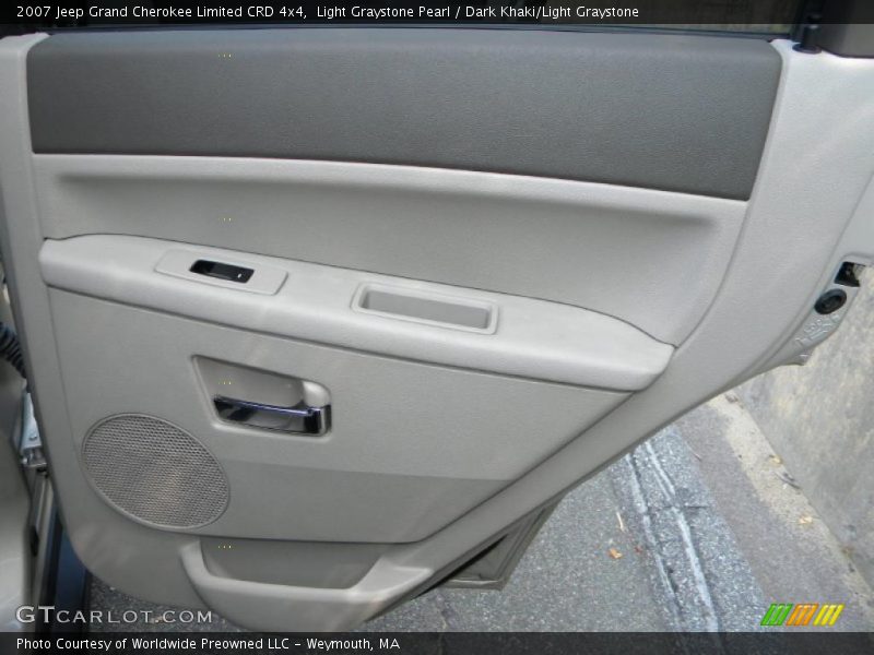 Light Graystone Pearl / Dark Khaki/Light Graystone 2007 Jeep Grand Cherokee Limited CRD 4x4