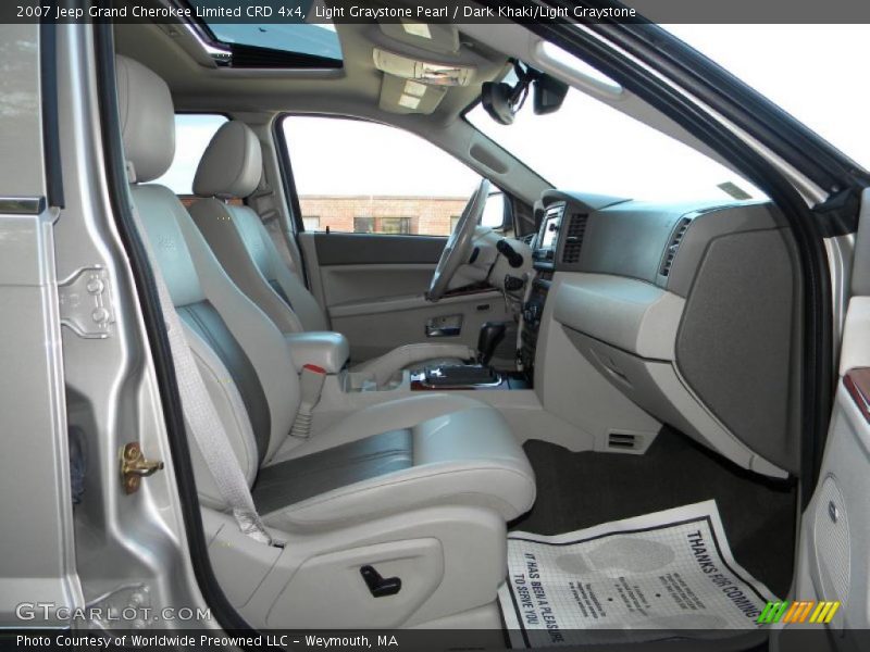  2007 Grand Cherokee Limited CRD 4x4 Dark Khaki/Light Graystone Interior