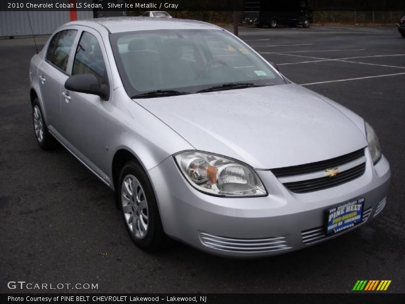 Silver Ice Metallic / Gray 2010 Chevrolet Cobalt LS Sedan