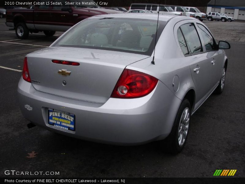 Silver Ice Metallic / Gray 2010 Chevrolet Cobalt LS Sedan