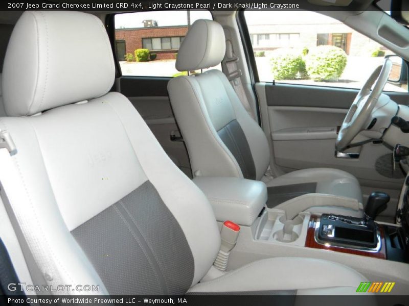  2007 Grand Cherokee Limited CRD 4x4 Dark Khaki/Light Graystone Interior