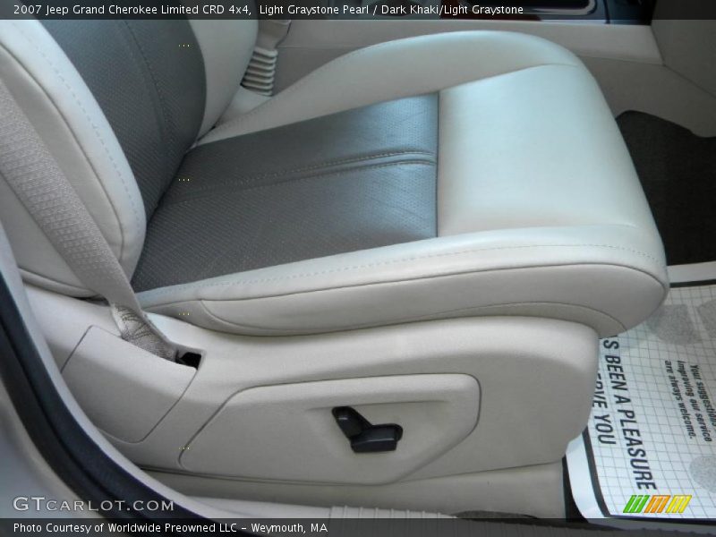  2007 Grand Cherokee Limited CRD 4x4 Dark Khaki/Light Graystone Interior