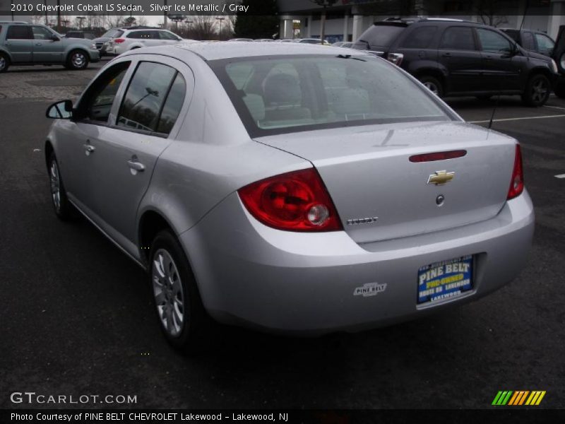 Silver Ice Metallic / Gray 2010 Chevrolet Cobalt LS Sedan
