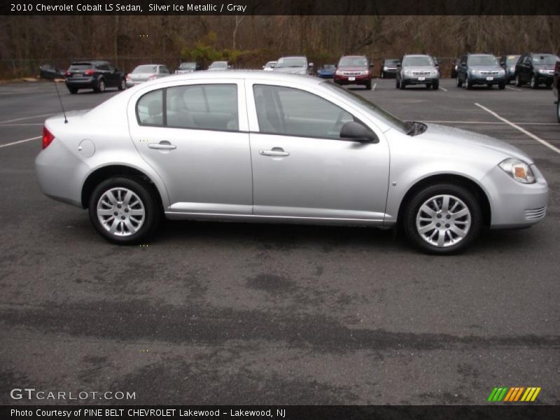 Silver Ice Metallic / Gray 2010 Chevrolet Cobalt LS Sedan