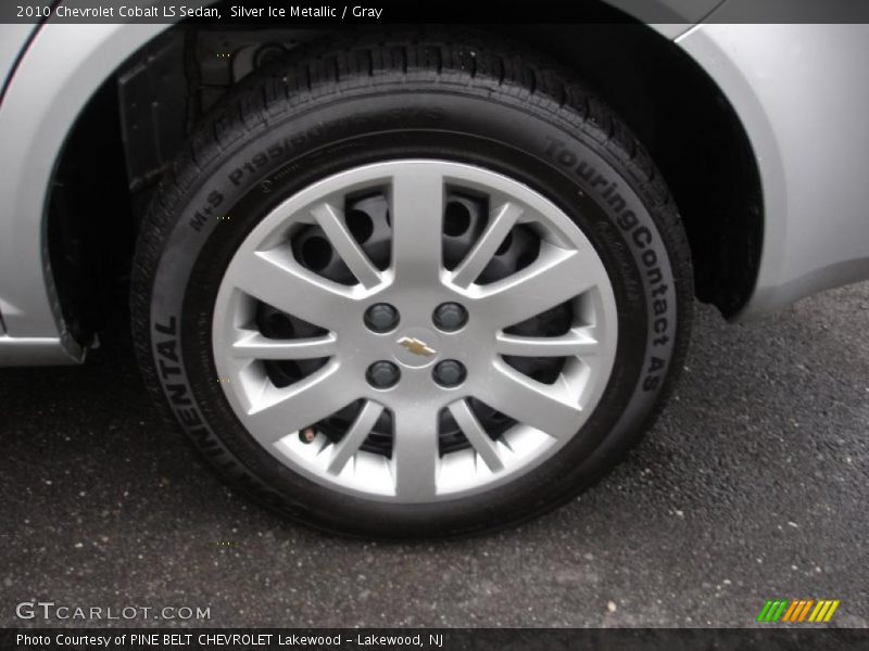 Silver Ice Metallic / Gray 2010 Chevrolet Cobalt LS Sedan