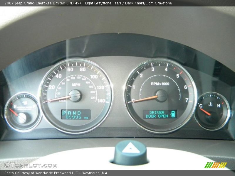  2007 Grand Cherokee Limited CRD 4x4 Limited CRD 4x4 Gauges
