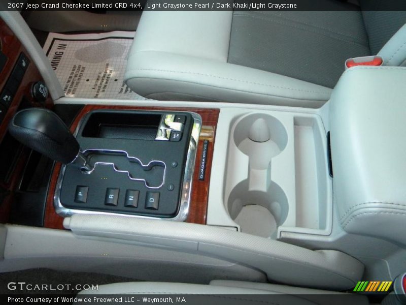 Light Graystone Pearl / Dark Khaki/Light Graystone 2007 Jeep Grand Cherokee Limited CRD 4x4