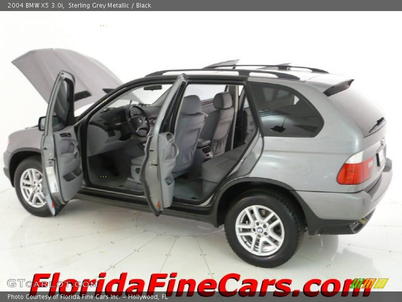 Sterling Grey Metallic / Black 2004 BMW X5 3.0i