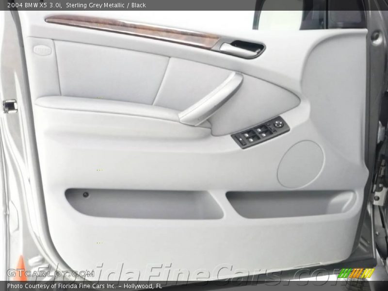 Sterling Grey Metallic / Black 2004 BMW X5 3.0i