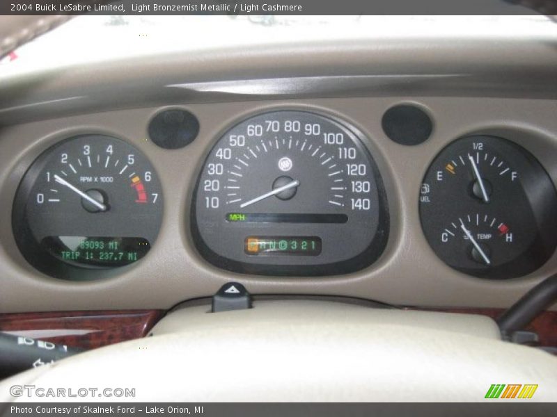 Light Bronzemist Metallic / Light Cashmere 2004 Buick LeSabre Limited