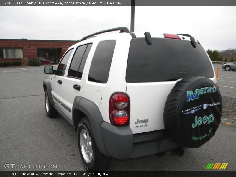 Stone White / Medium Slate Gray 2005 Jeep Liberty CRD Sport 4x4