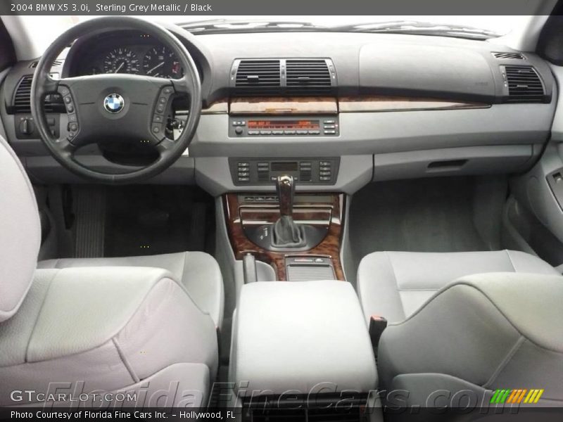 Sterling Grey Metallic / Black 2004 BMW X5 3.0i