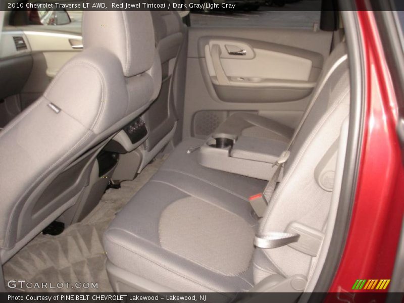 Red Jewel Tintcoat / Dark Gray/Light Gray 2010 Chevrolet Traverse LT AWD